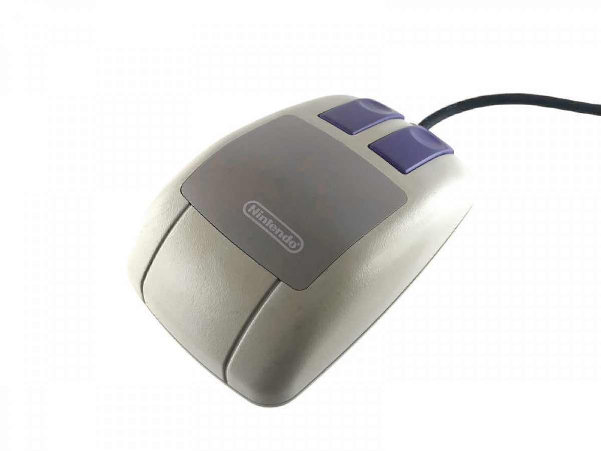 Super Nintendo Mouse wired SNES accessory pointing device featuring ergonomic design precision cursor control and enhanced classic Super Nintendo gameplay experience