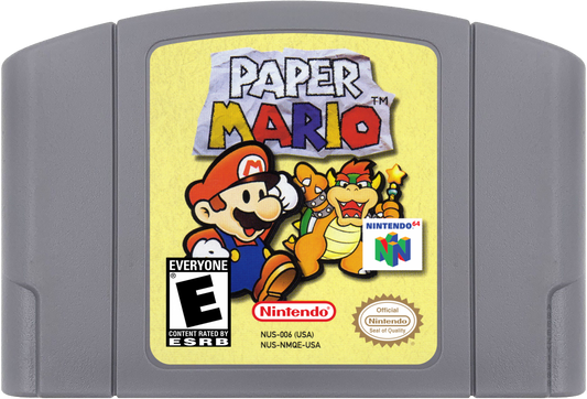Paper Mario cartridge for Nintendo 64 N64 video game