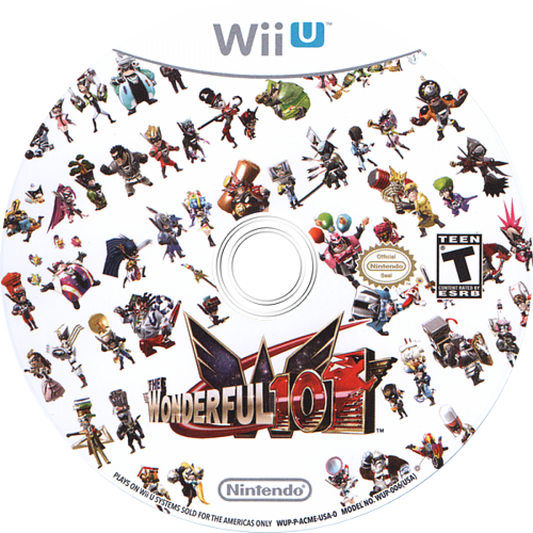 Wonderful 101 disc art for Nintendo Wii U (WiiU) video game