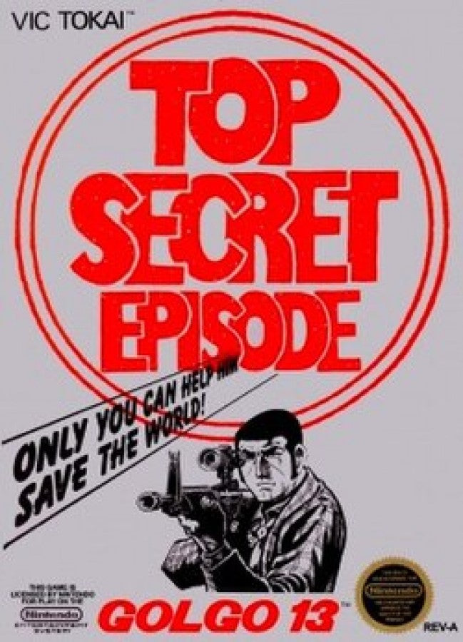 Golgo 13: Top Secret Episode cover art for Nintendo Entertainment System (NES) video game