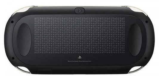 PlayStation Vita PS Vita 1000 Black handheld gaming console featuring OLED touchscreen display dual analog sticks front and rear cameras portable gaming with physical and digital titles scratch and scuff cosmetic condition Sony handheld entertainment collectible gaming appeal