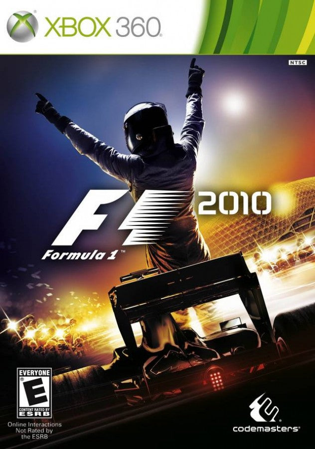F1 2010 cover art for Xbox 360 (X360) video game