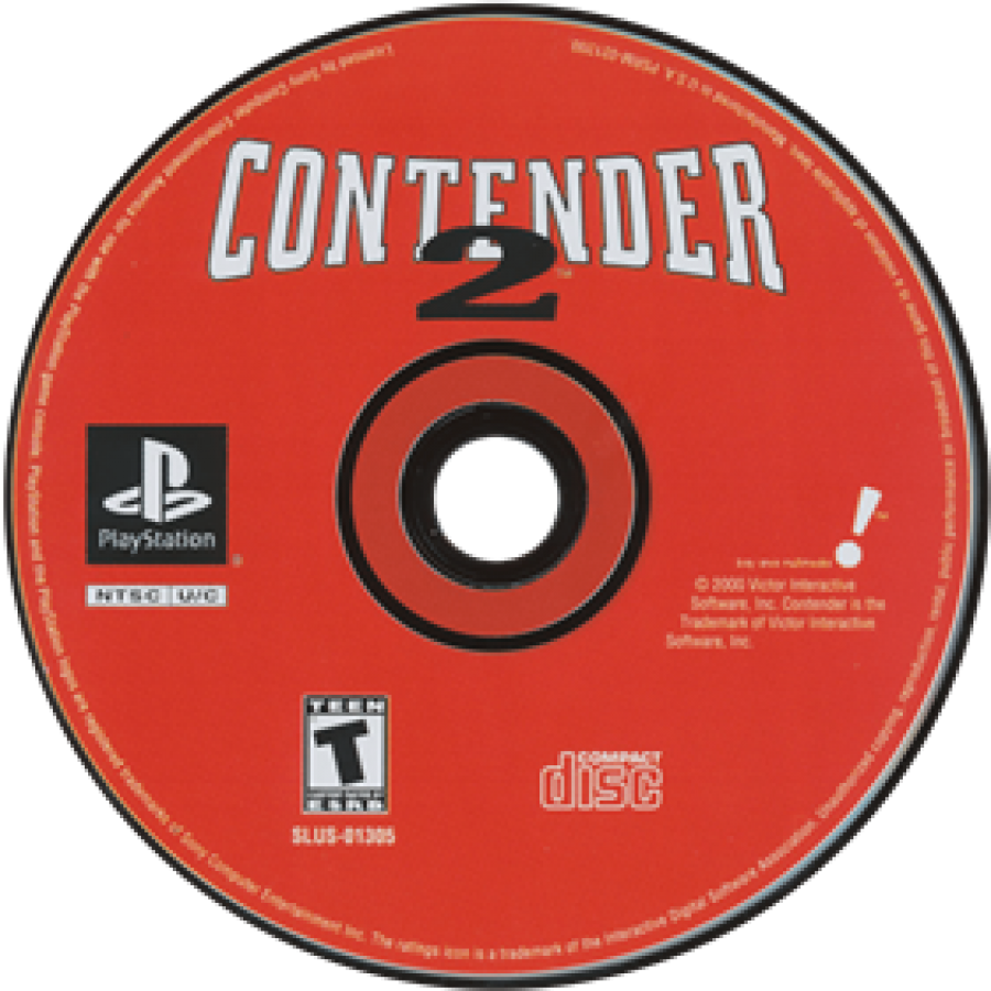 Contender 2 disc for PlayStation 1 (PS1) retro video game