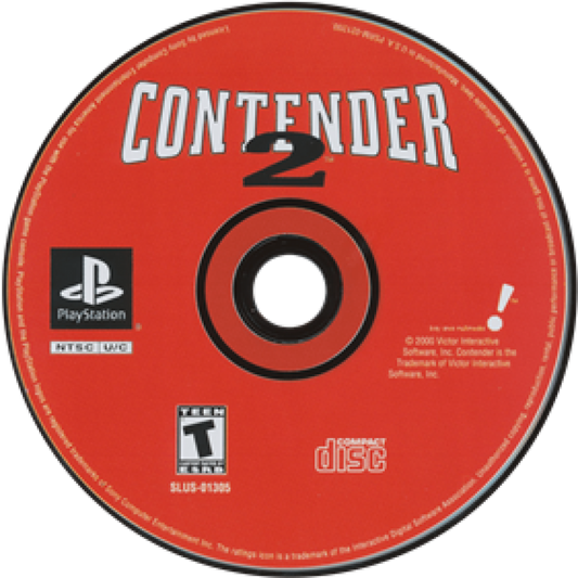 Contender 2 disc for PlayStation 1 (PS1) retro video game