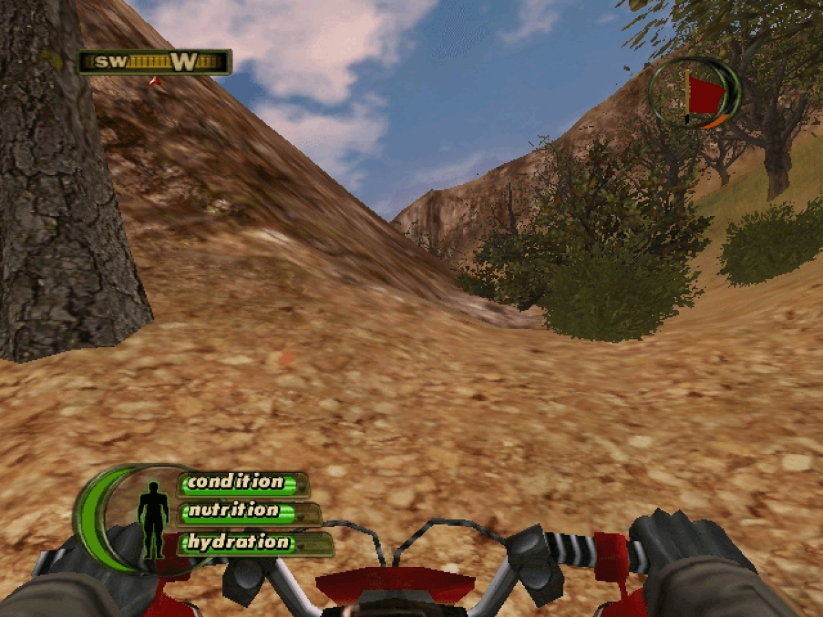 Cabela's Deer Hunt: 2005 Season gameplay art for Xbox (XBOX) video game