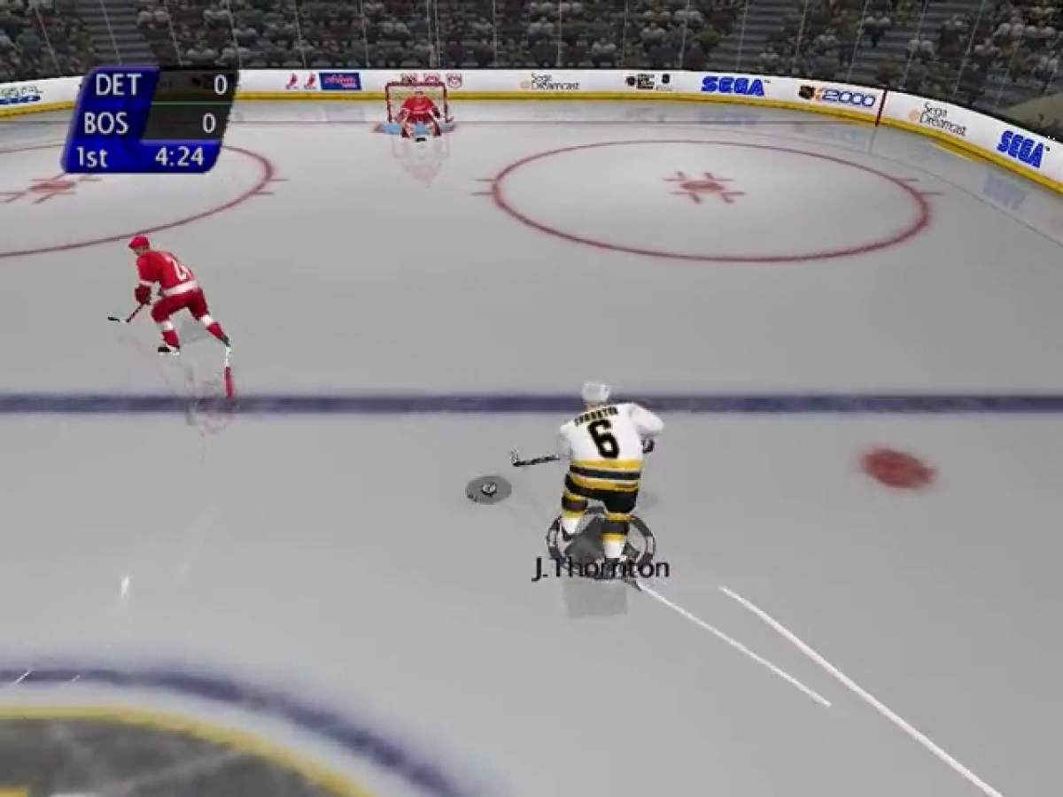 NHL 2K gameplay for Sega Dreamcast (DC) video game
