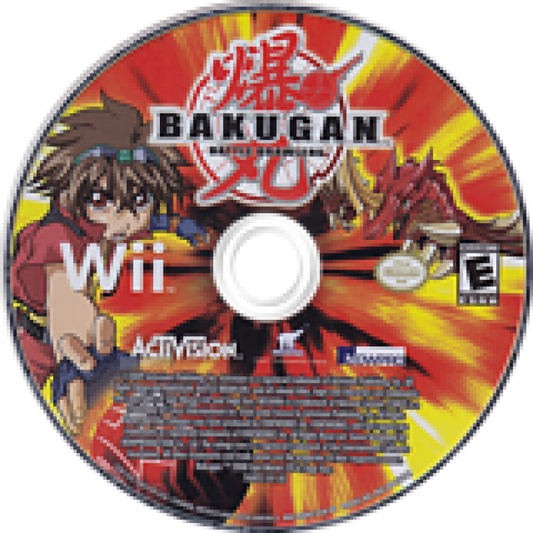 Bakugan: Battle Brawlers disc art for Nintendo Wii (Wii) video game