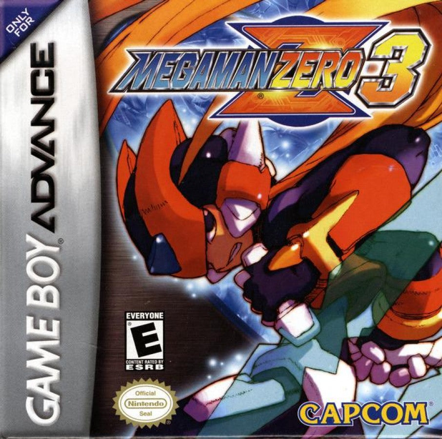 Mega Man Zero 3 cover art for Game Boy Advance (GBA) video game