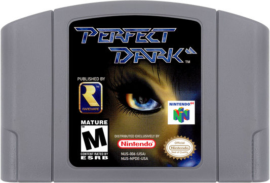 Perfect Dark cartridge for Nintendo 64 (N64) video game