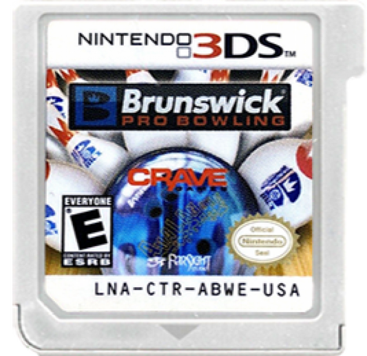 Brunswick Pro Bowling cartridge for Nintendo 3DS (3DS) sports bowling video game