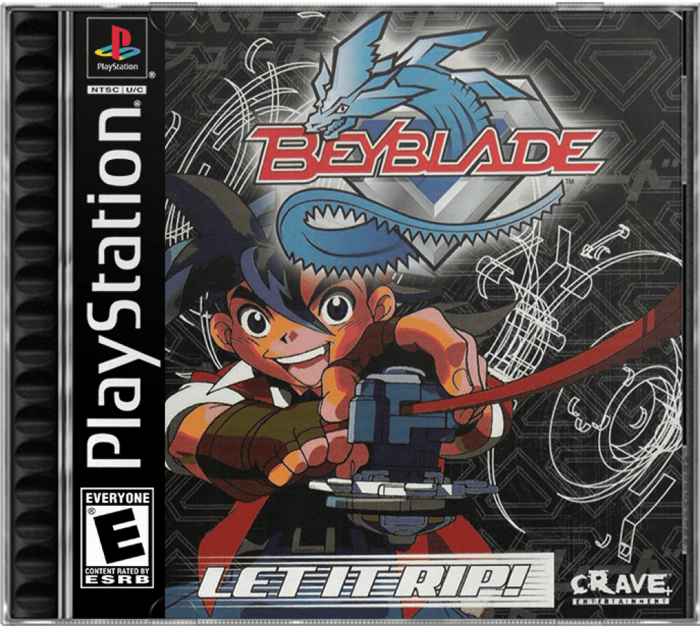 Beyblade: Let It Rip cover art for PlayStation 1 (PS1) video game