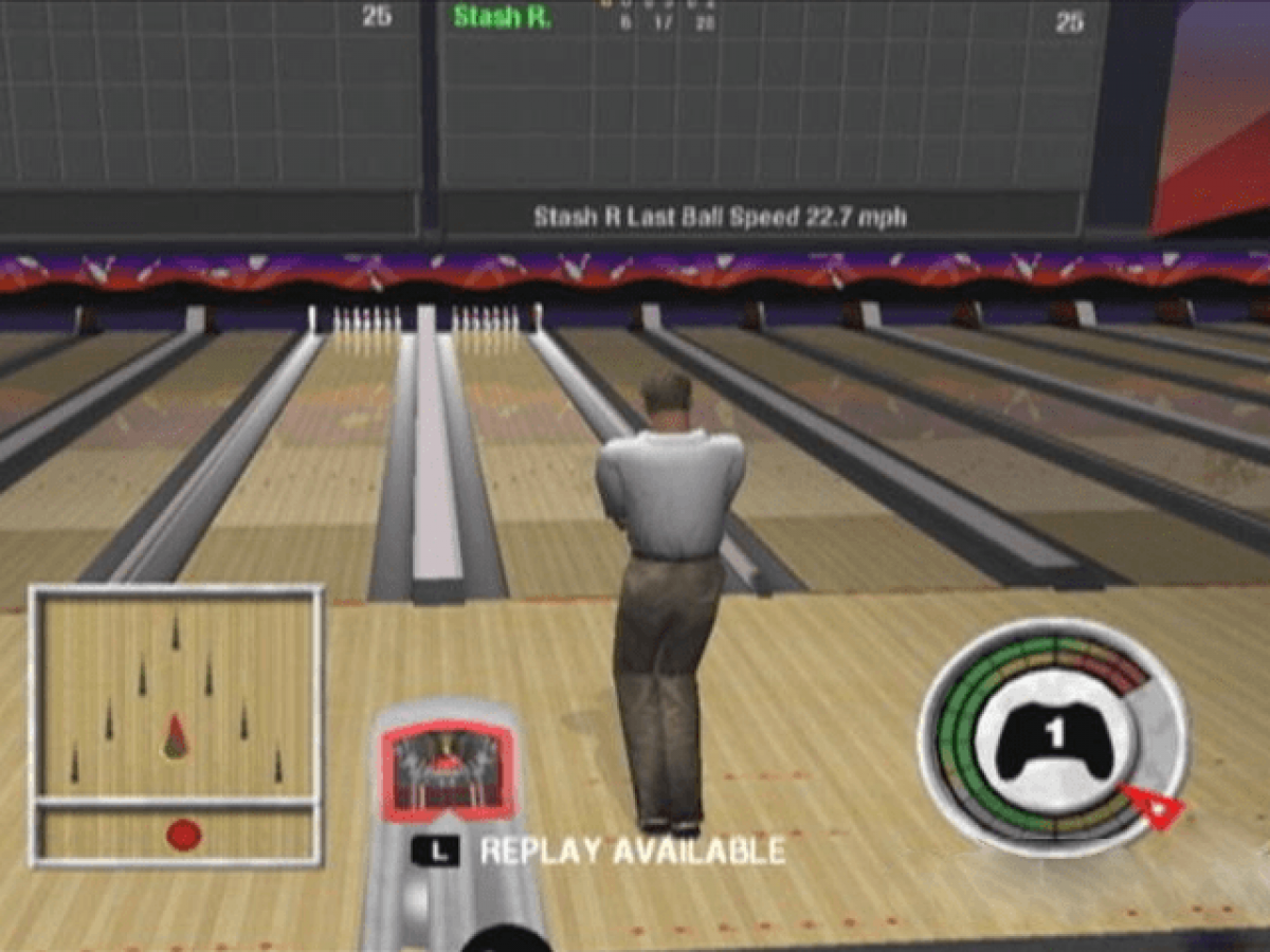 AMF Bowling 2004 gameplay art for Xbox (XBOX) video game
