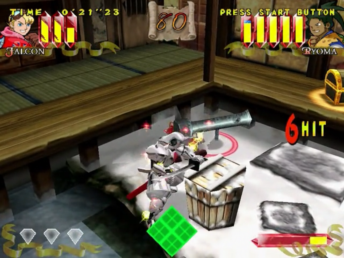 Power Stone Dreamcast featuring 3D fighting gameplay with vibrant characters and interactive arena environments gameplay
