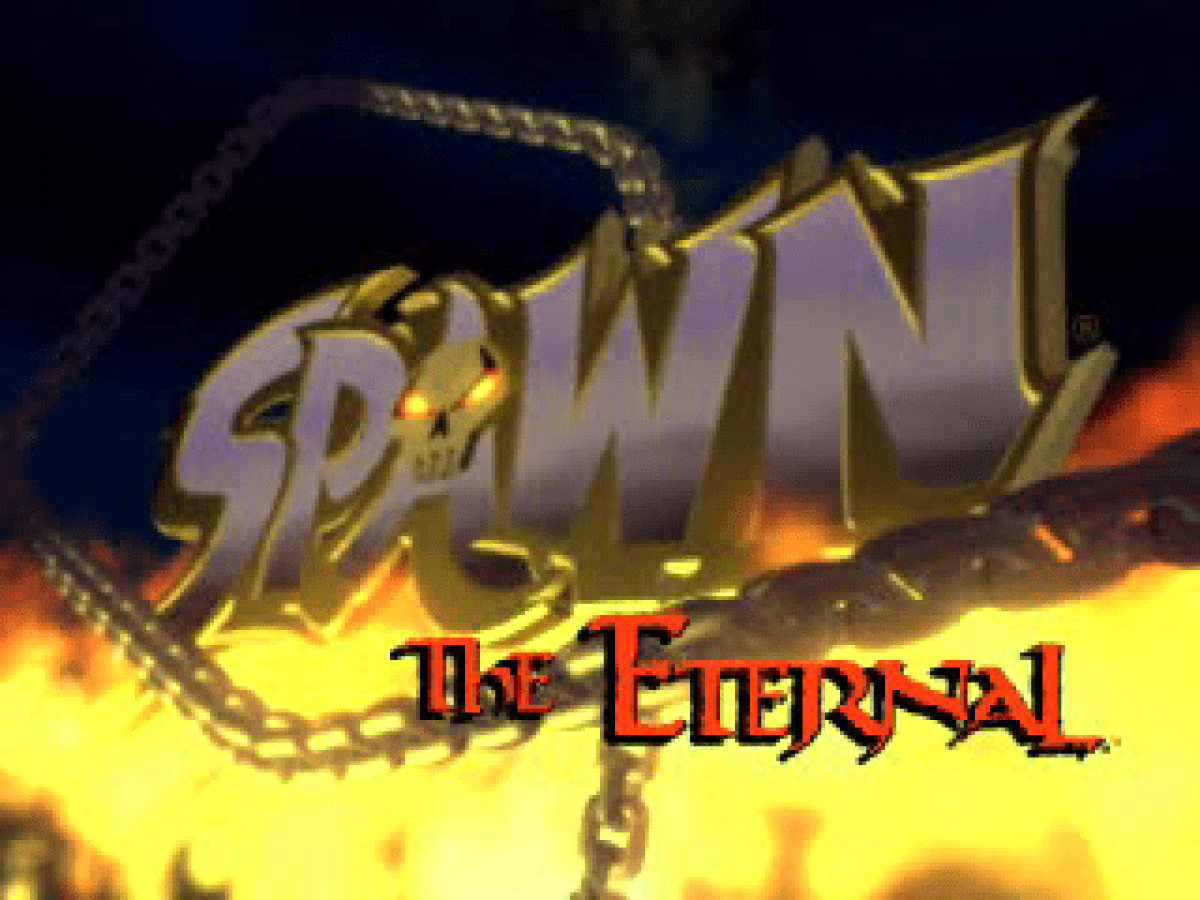 Spawn: The Eternal home screen for PlayStation 1 (PS1) action-adventure video game