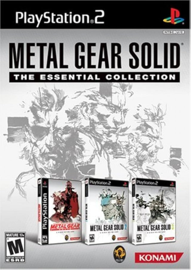 Metal Gear Solid: The Essential Collection cover art for PlayStation 2 (PS2) video game