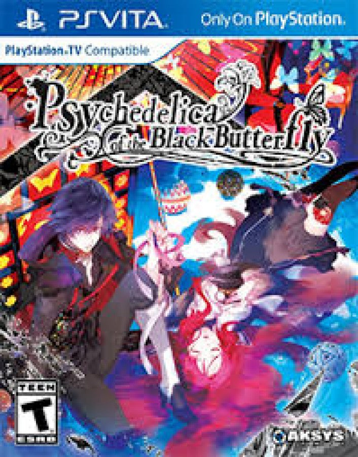 Psychedelica of the Black Butterfly cover art for PlayStation VITA (PS VITA) video game
