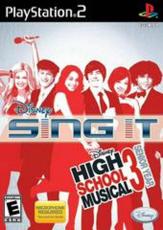 Disney Sing It: High School Musical 3 cover art for PlayStation 2 (PS2) video game