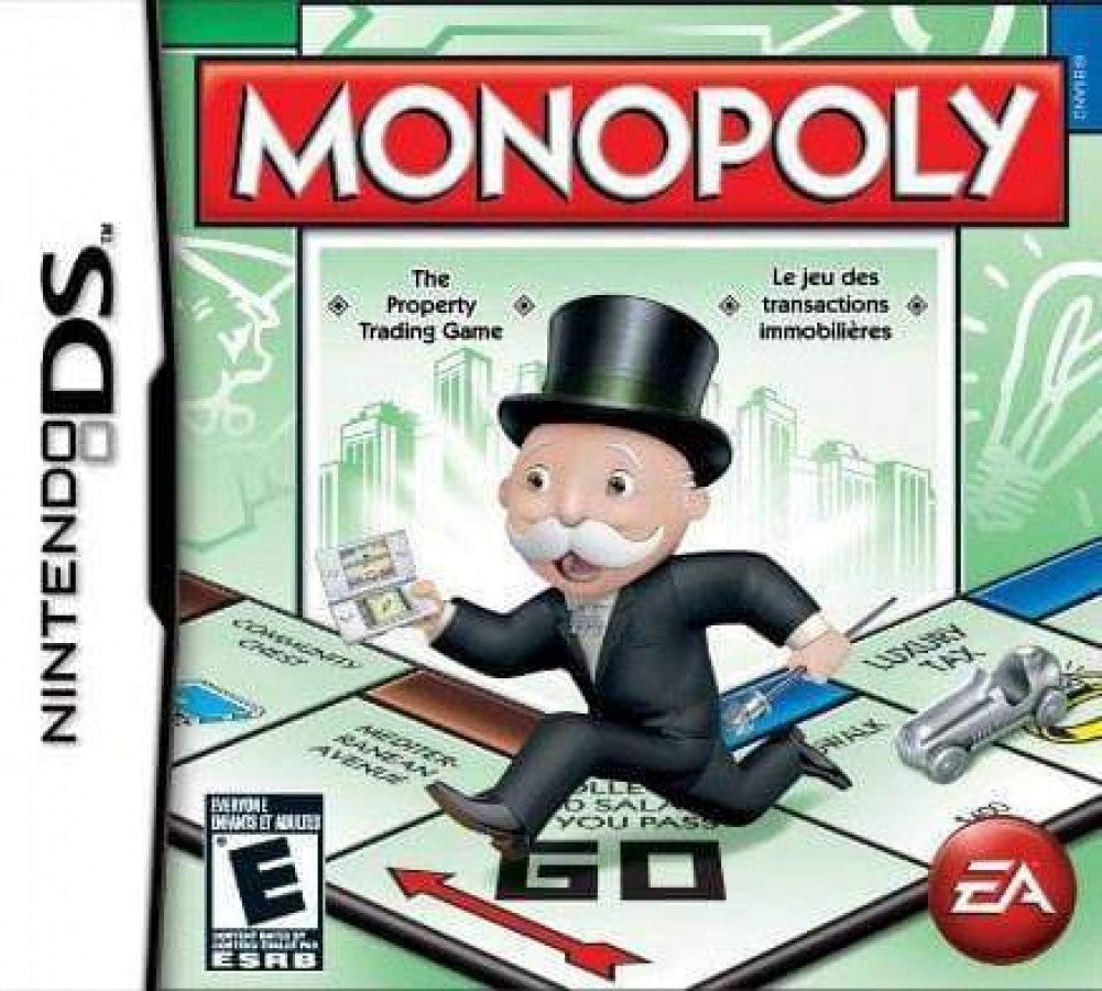 Monopoly cover art for Nintendo DS (DS) video game