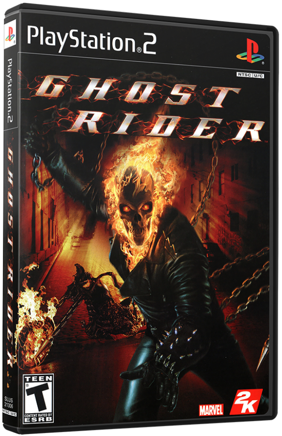 Ghost Rider cover art for PlayStation 2 (PS2) video game