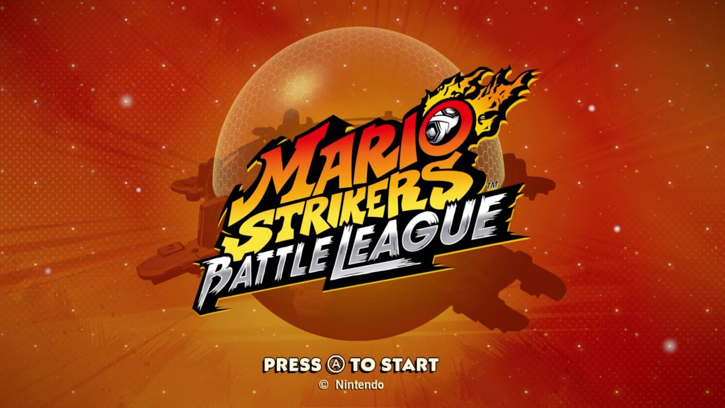 Mario Strikers Battle League titlepage image for Nintendo Switch (NS) video game