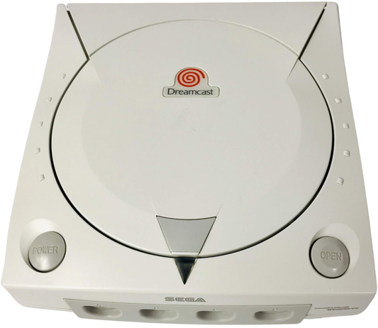 Sega Dreamcast console CIB complete in box system Sega Dreamcast hardware original box controller cables manuals GD ROM disc gaming retro console 128 bit gaming system Sega console bundle complete set console