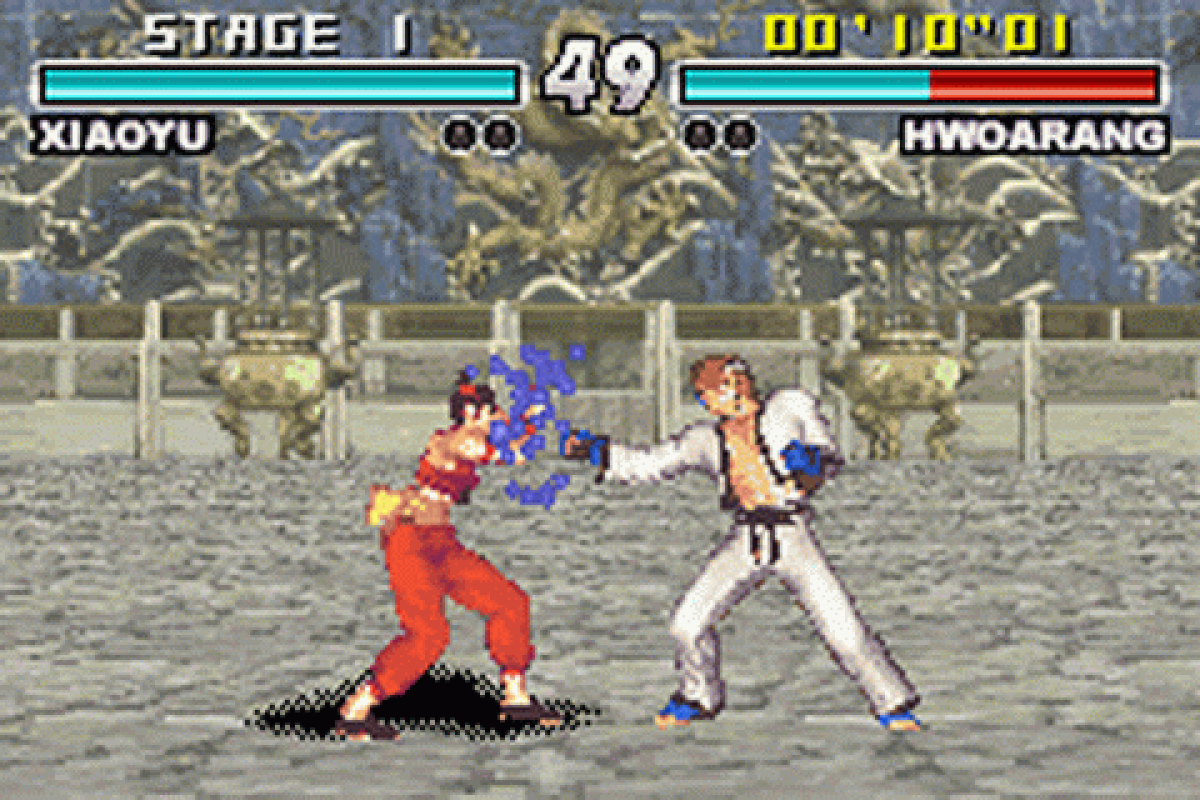Tekken Advance gameplay art for Game Boy Advance (GBA) video game