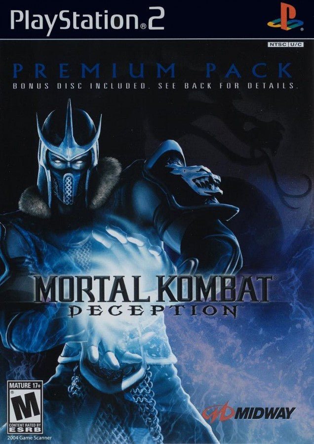 Mortal Kombat Deception Premium Pack cover art for PlayStation 2 (PS2) video game