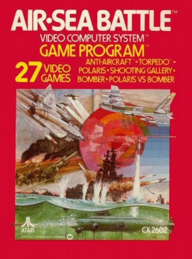Air Sea Battle cover art for Atari 2600 video game