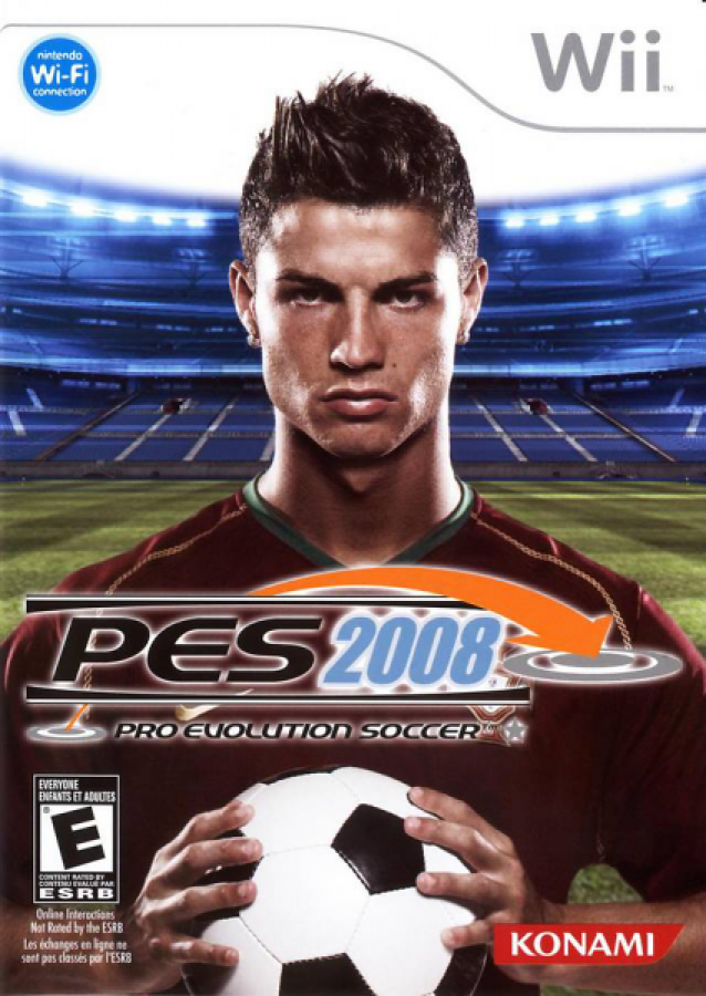Pro Evolution Soccer 2008 cover art for Nintendo Wii (Wii) video game