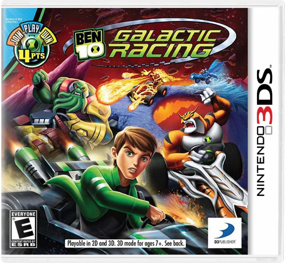 Ben 10: Galactic Racing cover art for Nintendo 3DS (3DS) video game