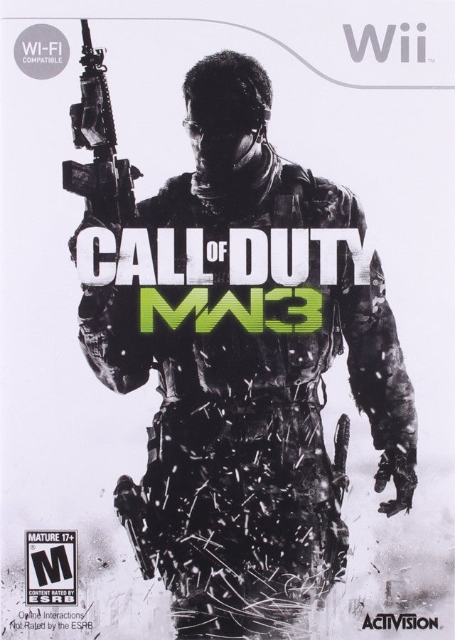 Call of Duty: Modern Warfare 3 cover art for Nintendo Wii (Wii) video game