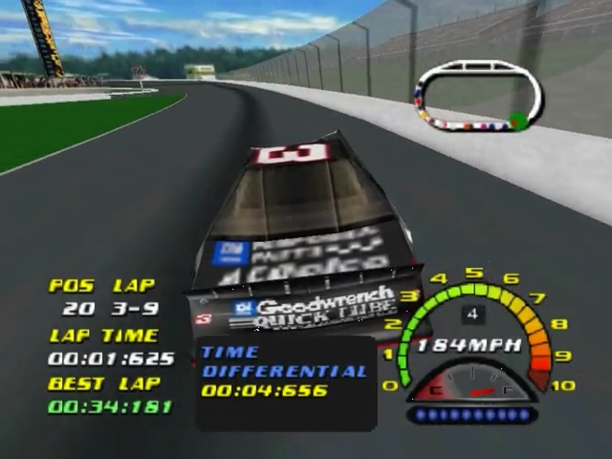 Nascar 2000 gameplay for Nintendo 64 N64 video game