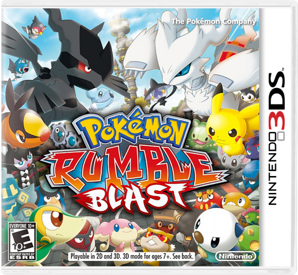 Pokemon: Rumble Blast cover art for Nintendo 3DS (3DS) video game