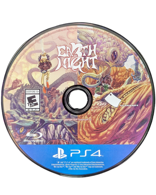 EarthNight Limited Run 379 PS4 game featuring hand-drawn endless runner gameplay, vibrant art style, and an exclusive Limited Run Games collectible release disc