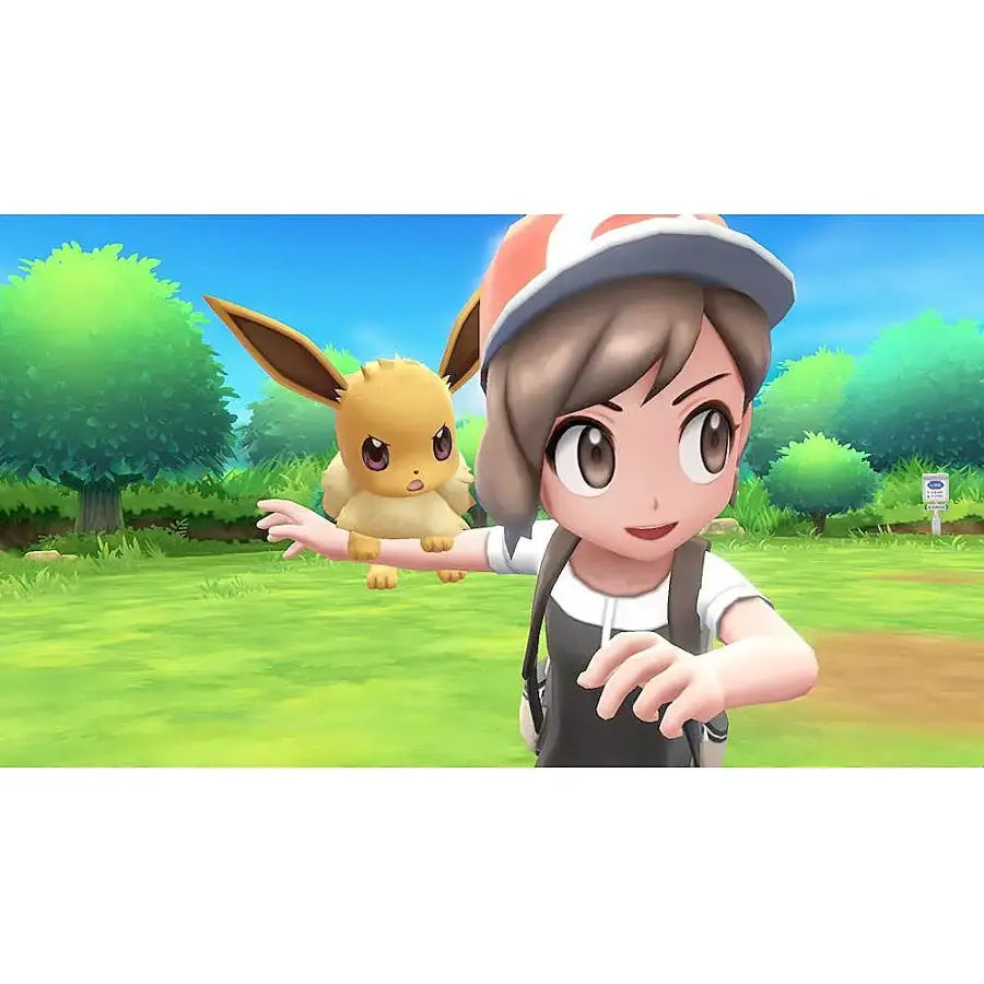 Pokemon: Let's Go Eevee gameplay image for Nintendo Switch (NS) video game