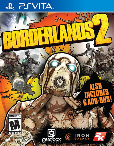 Borderlands 2 cover art for PlayStation VITA (PS VITA) video game