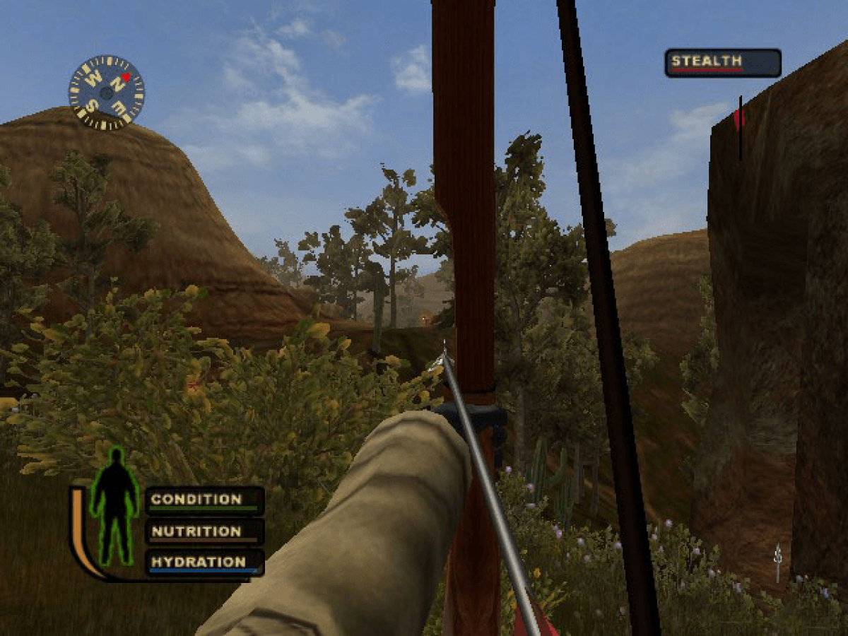 Cabela's Deer Hunt: 2004 Season gameplay art for Xbox (XBOX) video game