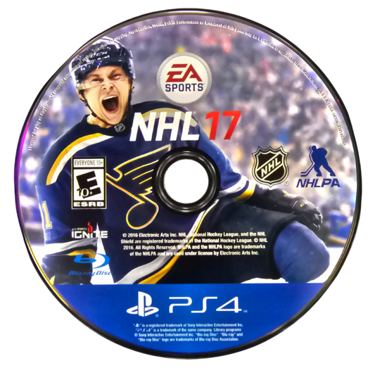 NHL 17 Deluxe Edition PlayStation 4 PS4 for retro video game enthusiasts featuring realistic hockey sports gameplay authentic NHL teams and players franchise mode career progression systems fast paced ice rink action simulation mechanics and competitive sports gaming experience and collectible gaming appeal disc