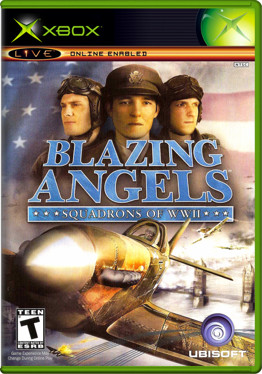 Blazing Angels: Squadrons of WWII cover art for Xbox (XBOX) video game