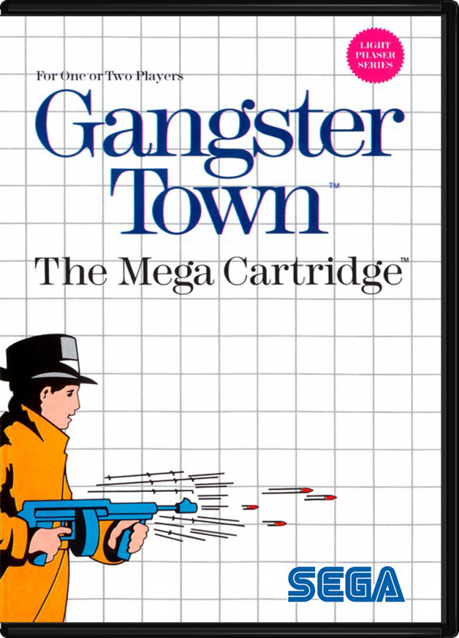 Gangster Town cover art for Sega Master System (SMS) video game