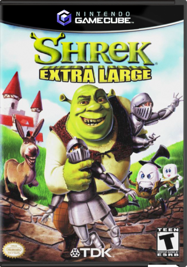 Shrek: Extra Large cover art for GameCube (GC) video game