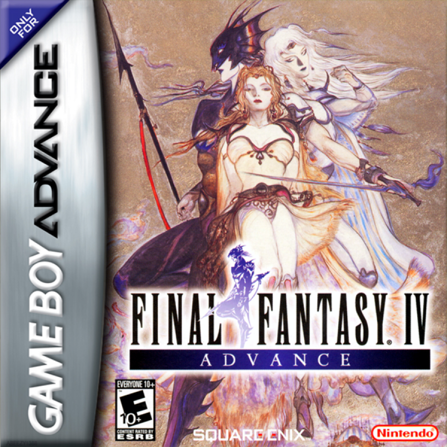 Final Fantasy IV Advance – Game Boy Advance (GBA) cover art for video game for GBA