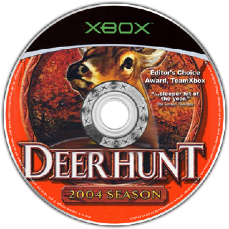 Cabela's Deer Hunt: 2004 Season disc art for Xbox (XBOX) video game