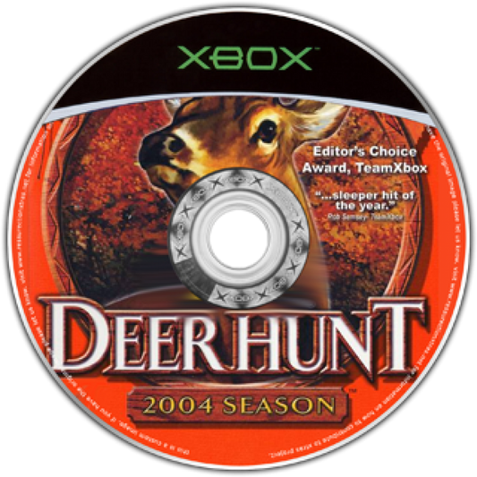 Cabela's Deer Hunt: 2004 Season disc art for Xbox (XBOX) video game