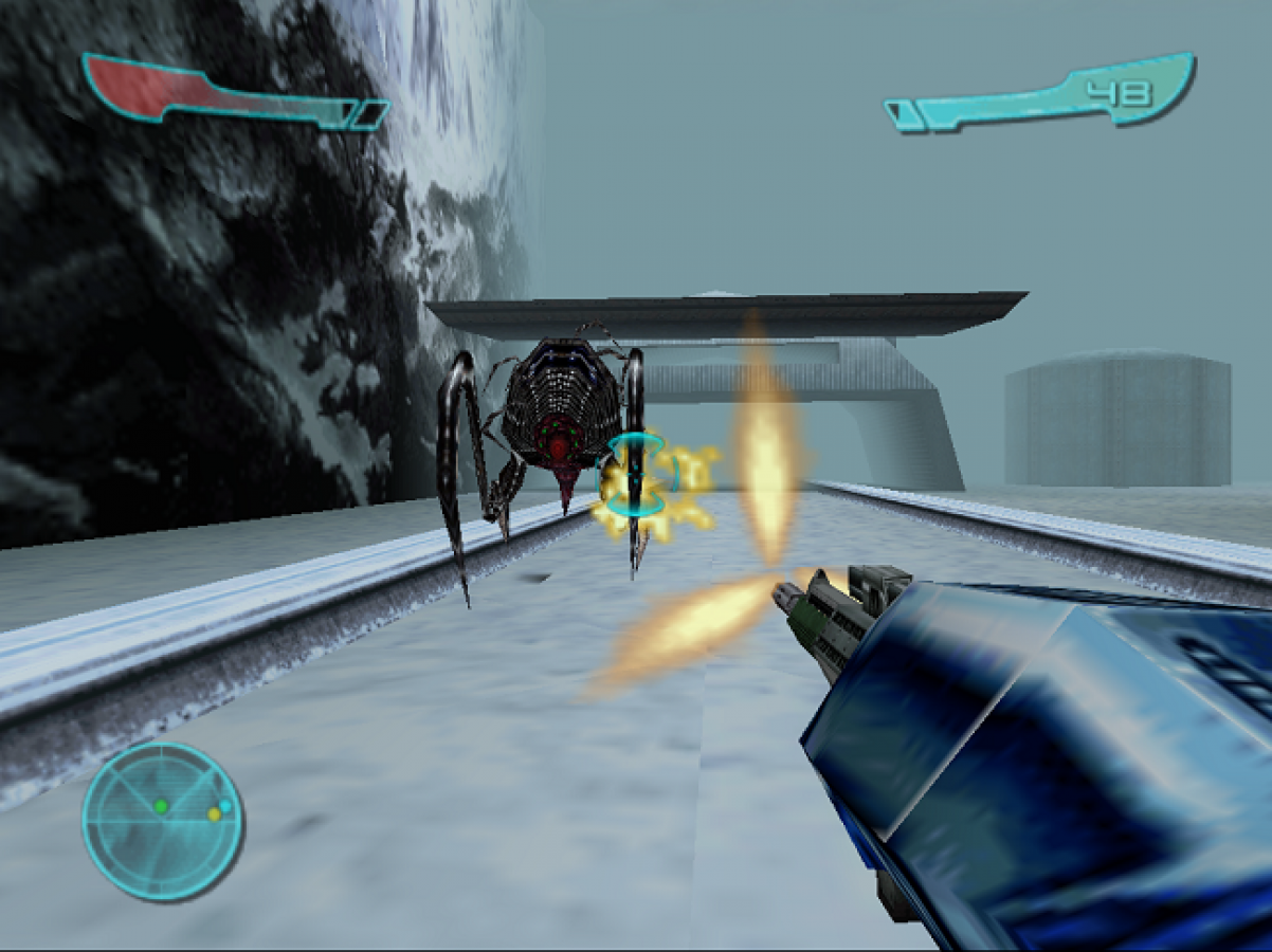 Armorines Project SWARM gameplay image for PlayStation 1 PS1 retro video game