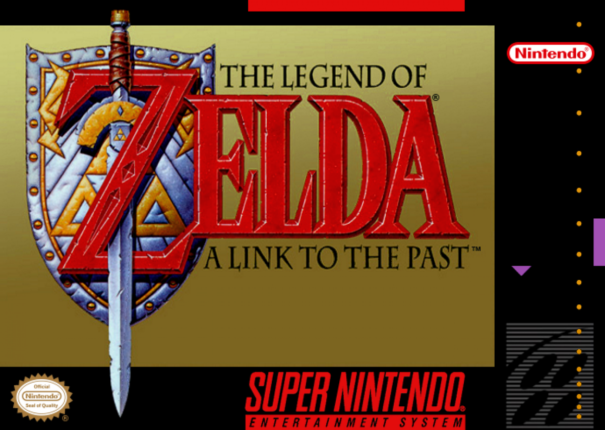 The Legend of Zelda: A Link to the Past cover art for Super Nintendo Entertainment System (SNES) video game