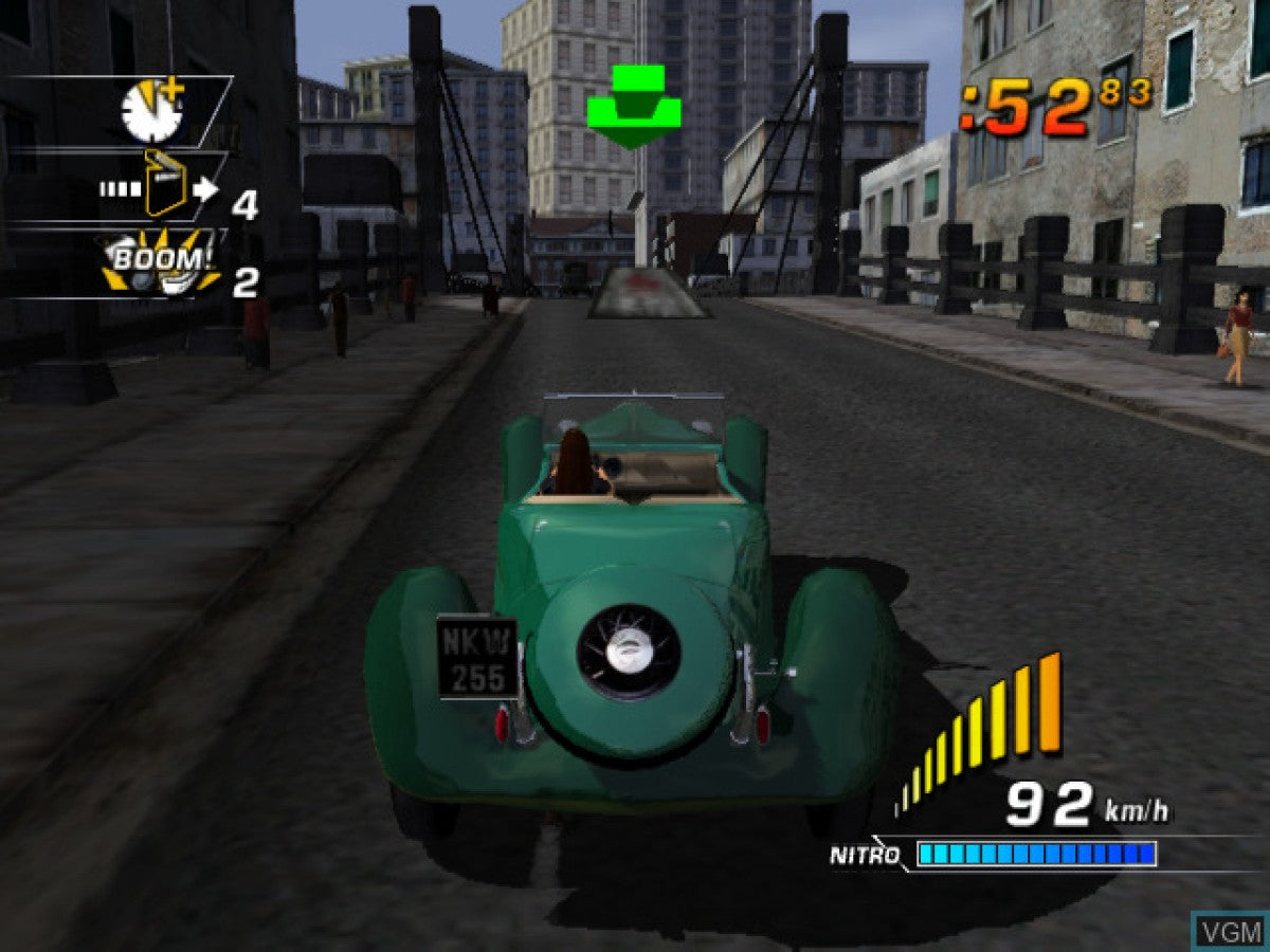 Chase: Hollywood Stunt Driver gameplay art for Xbox (XBOX) video game