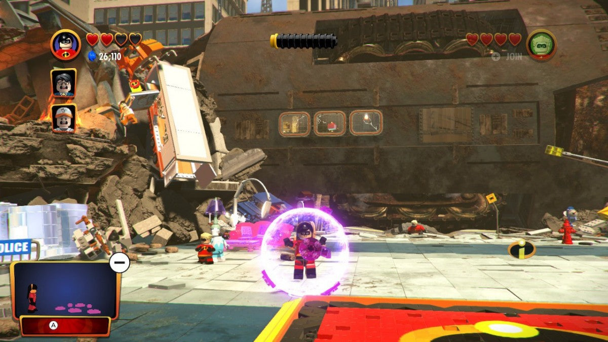 LEGO The Incredibles Nintendo Switch game action adventure platformer family friendly superhero game Pixar movie tie in cartridge collectible portable console game for Switch system gameplay