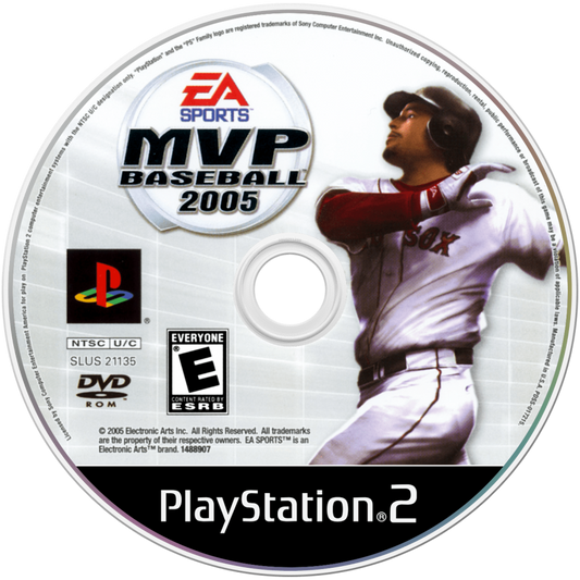 MVP Baseball 2005 – PlayStation 2 (PS2) baseball sports video game disc