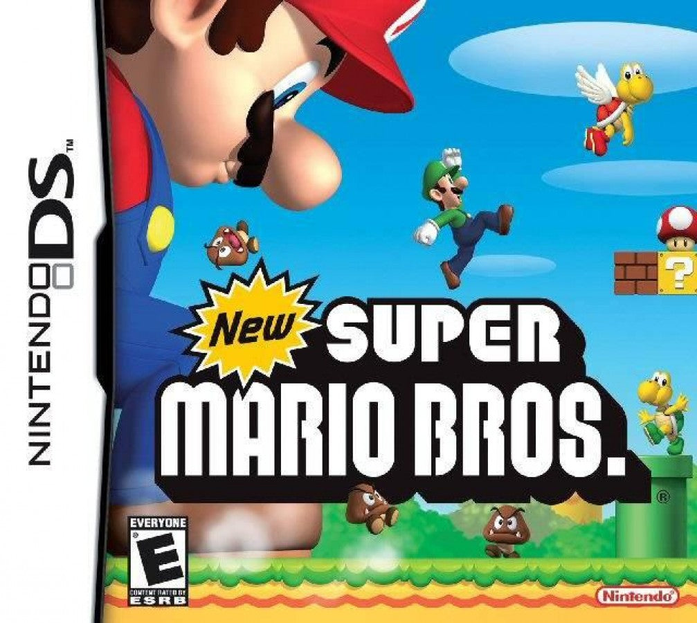 New Super Mario Bros cover art for Nintendo DS video game